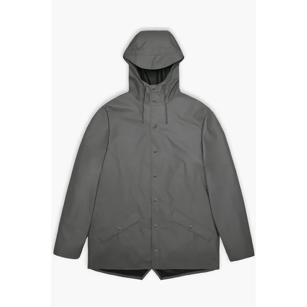 New Rains storm breaker jacket w3 coat gray - Picture 3 of 6